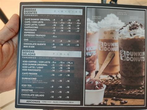 Cardápio – Dunkin.